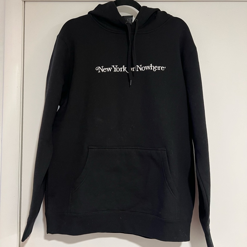 New York or Nowhere Black Pullover Hoodie